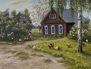 Расцвела сирень у дома
